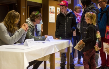 Michal Hrůza na premiéře Strašidel