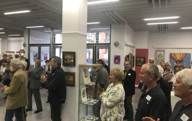 16.9.2021 Vernisáž výstavy, která byla věnována 30. výročí založení galerie Zlatý kříž. 